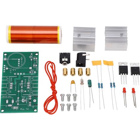 Mini Kit Bobine Musicale DIY Générateur Arc Plasma Transmission Sans Fil Expérience 15-24V DC (1/5)