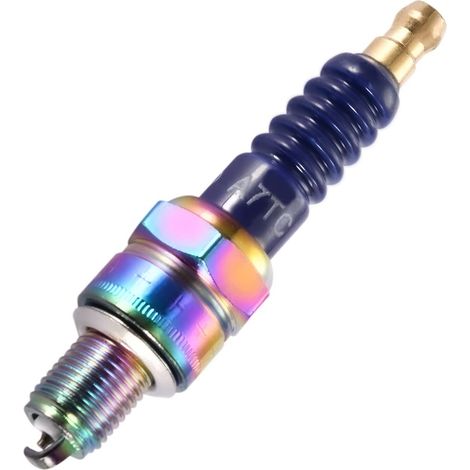Candela ad alte prestazioni GOOFIT per motociclette, ATV e ciclomotori, go-kart e scooter da 50cc, 70cc, 90cc e 110cc (modello A7TC). (1/5)