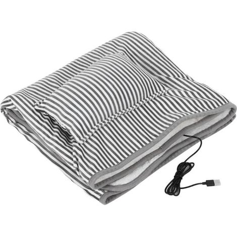 USB Bureau de ménage électrique Corps de jambe chaude coussin chaud chauffage paddark gris (1/4)