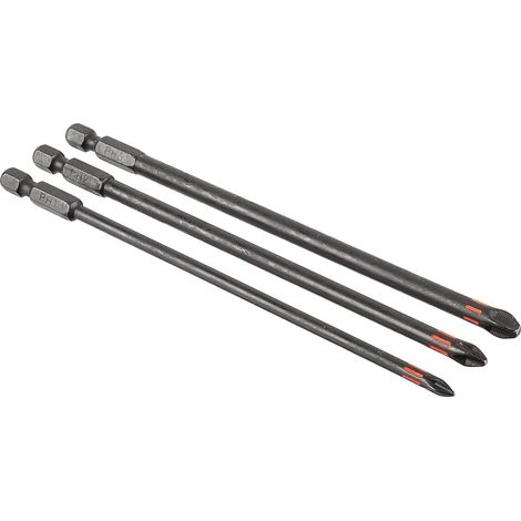 kwb 3 Bits 150 mm PH Set Torsion 123041 (TQ 60 Stahl, Torsionszone, ISO 1173, Antrieb C6.3), L (1/3)