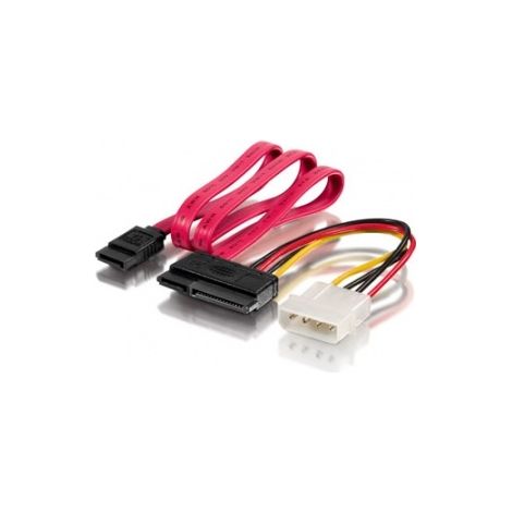 Equip Stromkabel SATA 157pol Bu 4pinSATA 7pin StB Polybeutel