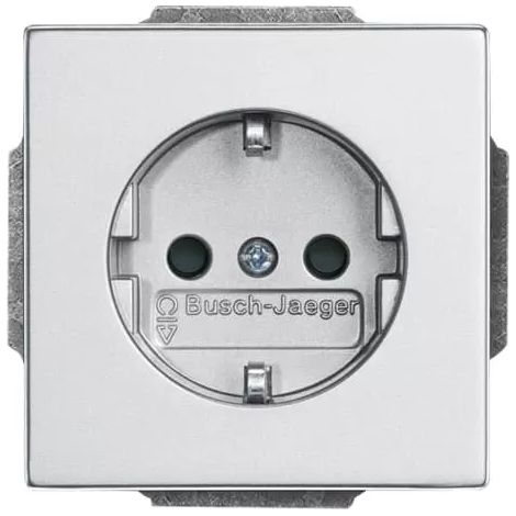 Busch-Jaeger Steckdosen-Einsatz alusi Schuko 2P+E 16A 250V 20 EUCKS-83 (1/2)