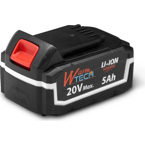 Batterie lithium 20V - 5Ah - Warmtech