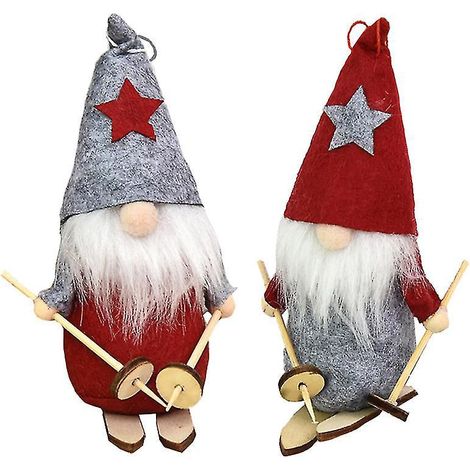 2-teiliger Weihnachtsschmuck