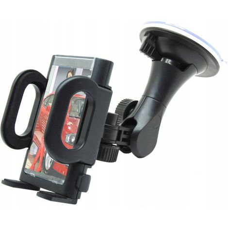 Autotelefonhalterung mit GPS für Windschutzscheibe und Cockpit, verstellbarer Saugnapf (1/3)