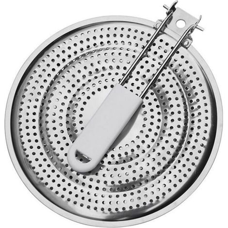 Diffuseur De Chaleur - Acier Inoxydable - 21 Cm - Pour Plaque De Cuisson Au Gaz - 1 Pièce (1/5)