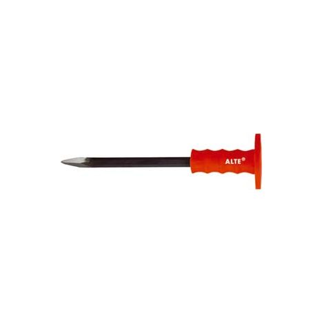 SCALPELLO DA MURATORE A PUNTA CON PARAMANO- - ø mm.16x300 - 6 pezzi ALTE