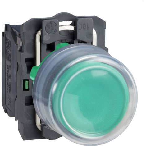 Pulsante verde Ø22 - ad impulso - 1NO - XB5AP31