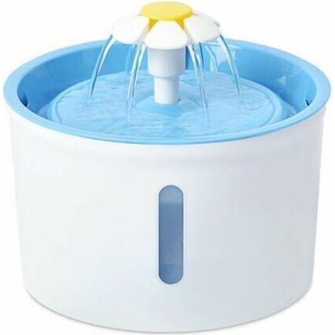 Bebedero automático Pequeña Flor 1.6L, fuente bebedero para gatos y perros, azul, UE (1/4)