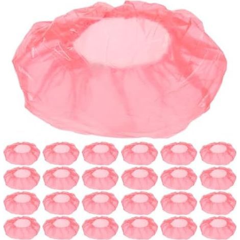 50 Pieces Red Plastic Dust Cover for Fire Alarm, Reusable Protection for Electronic Alarm Units at Home or Installation - (1/5)
