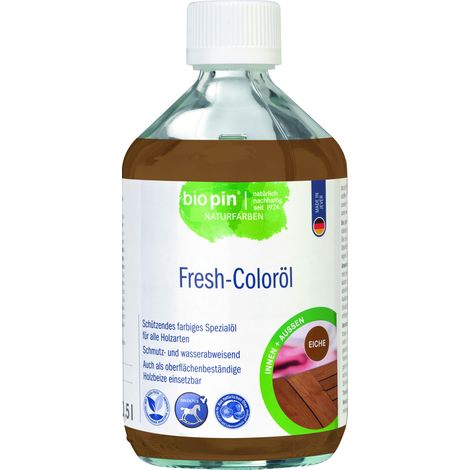 Biopin Naturfarben Holz-Coloröl 500 ml eiche Holzschutzmittel