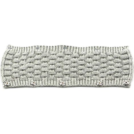 Bandeau de protection universel en laine pour casque audio MSR7, M50x, Denon, Grado - Fixation par onglets - Gris A (1/4)