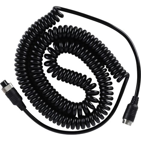 Connecteur aviation étanche pour véhicule, rallonge de câble à ressort en cuivre, interface de ligne 6m (1/5)
