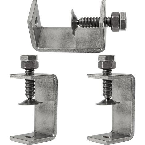 3 Stück 65 mm Hochleistungs-C-Klemmen aus Edelstahl 304, für C
