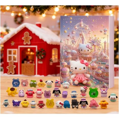 Hello Kitty Adventskalender Weihnachten 2025 – 24 Tage voller Überraschungen – Das ideale Geschenk für Kinder, Mädchen und Jungen (1/5)