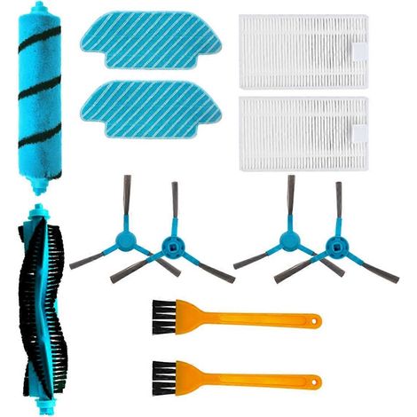 Accessoires pour balayeuses 4090 5090 : brosse peluche, brosse pour tapis, brosse latérale, filtre, chiffon de rechange (1/5)
