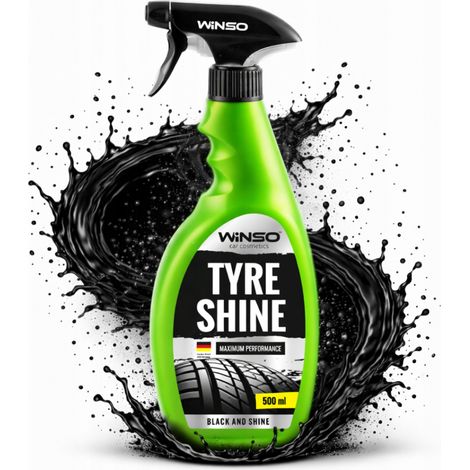 Spray annerente per pneumatici da 500 ml per la cura di gomma e plastica (1/5)