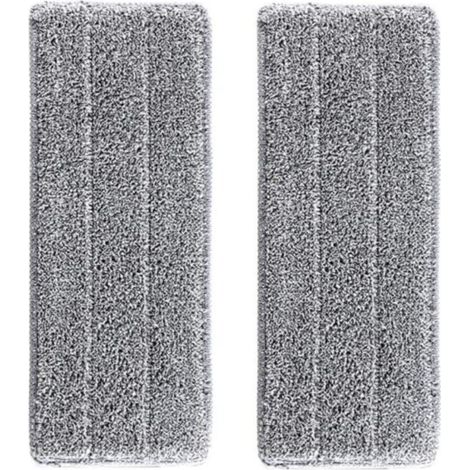 2 Housses de recharge Microfibre Balai - VENTEO - Balai Auto Clean And Dry - Remplacement Microfibre/Tampons pour balai Vadrouilles (1/4)