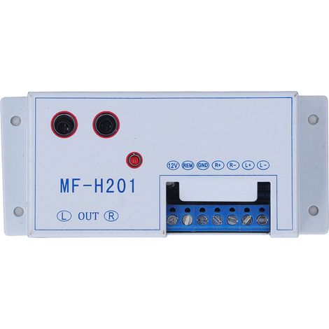 Convertisseur DC 12V Haut Vers Bas, Adaptateur Fréquence Sonore Réglable avec Fonction Retard pour Autoradio (1/5)