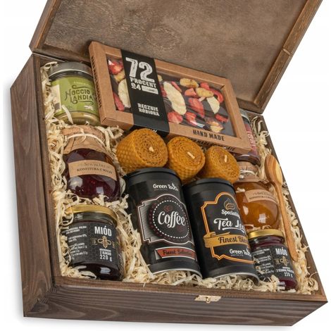 Deluxe-Geschenkbox-Set mit Tee und Süßigkeiten (1/4)