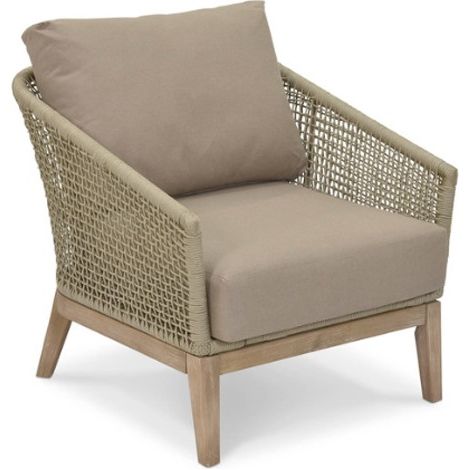 Garden Trading Lynton Arm Chair Dining Chair Indoor Outdoor Seat Wooden (1/2)