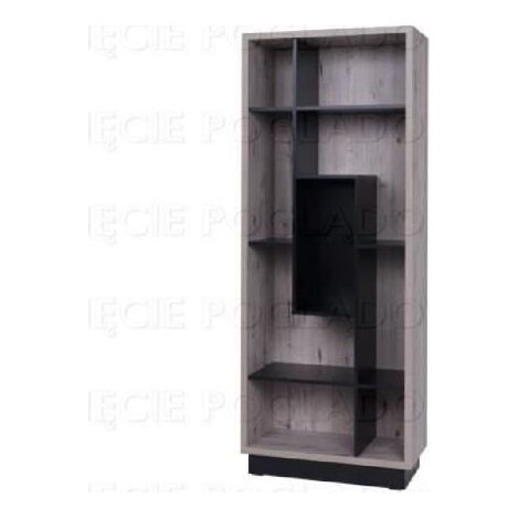 Bücherregal MALAGA - Farbe Wellington-Eiche - 75 x 35 x 188 cm