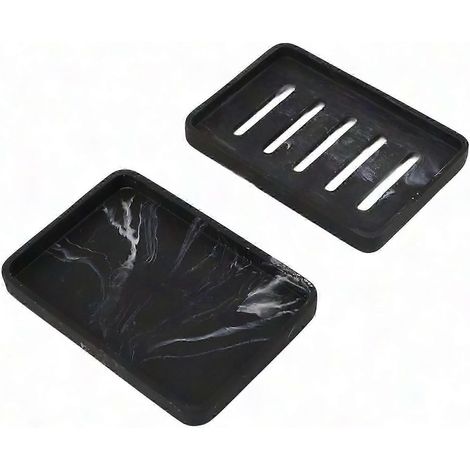 Porte-savon amovible anti-humidité, boîte à savon drainante gain de place, étagère multifonctionnelle pour salle de bain, chambre étudiante, hôtel. (1/5)