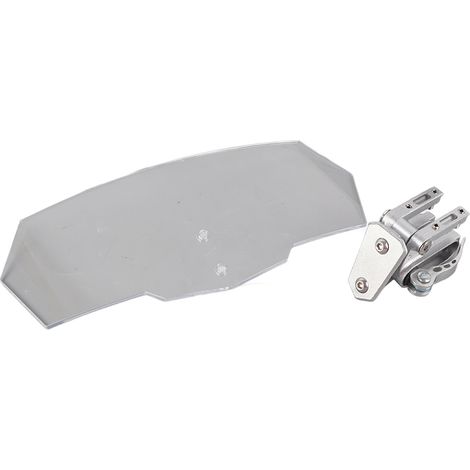 Pare-brise de moto transparent, couleur claire, bords lisses, déflecteur de vent universel pour moto (1/5)