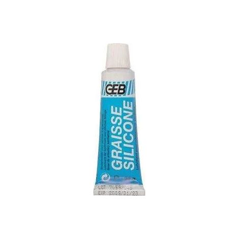 GEB – Graisse silicone 20 g – Spéciale robinets et vannes – Résistance de -40°C à +200°C – Apte contact alimentaire
