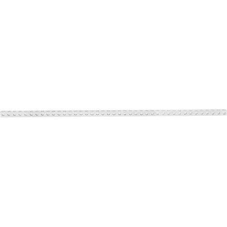 Vierkantträger mit 41 Löchern für Roboter-Ersatzteile aus Aluminium, Teilenummer 3106‐0041‐0328, 8 x 8 x 328 mm