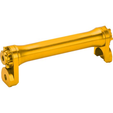 Barre télescopique en alliage d'aluminium pour vélo pliant Brompton 3sixty, longueur de contraction 124mm, dorée (1/5)