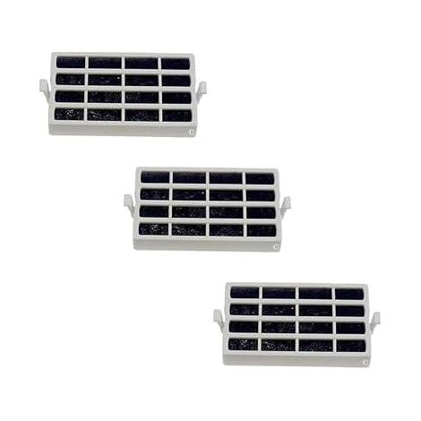 3er-Pack antibakterielle Filter für Whirlpool- und Ignis-Kühlschränke, Schutz vor Bakterien und unangenehmen Gerüchen, Ersatzteil kompatibel mit verschiedenen Modellen, Code (1/5)