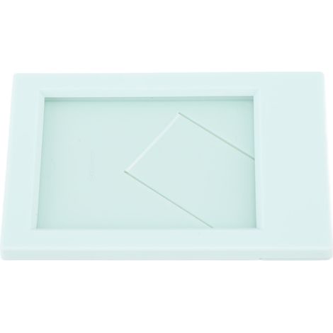 Cadre photo miniature de 7,6 cm (3 pouces) sur pied, multifonctionnel, porte-cartes et billets, en plastique vert menthe (1/5)
