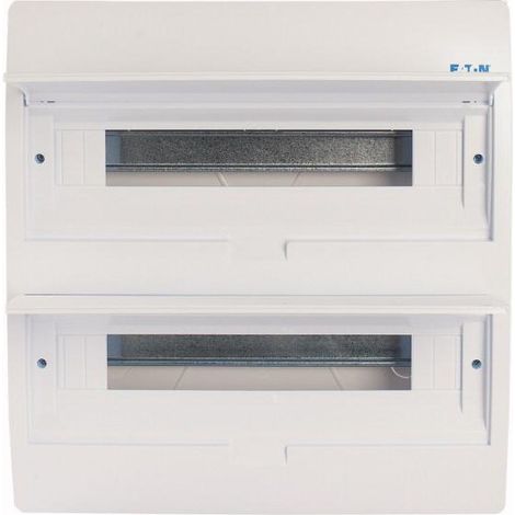 Eco Petite armoire de distribution encastrable, 2 rangées de 18 Te, IP40 (1/3)