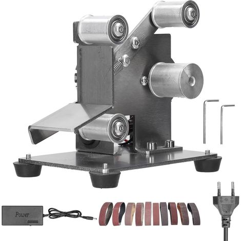 Polisseuse Ponceuse Meuleuse multifonctionnelle Mini ponceuse à bande électrique bricolage polissage rectifieuse Cutter bords affûteur(25) (1/5)