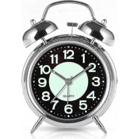Réveil Extra Fort pour Grands Dormeurs, Table de Chevet, Son Puissant et Aiguilles Lumineuses (1/5)