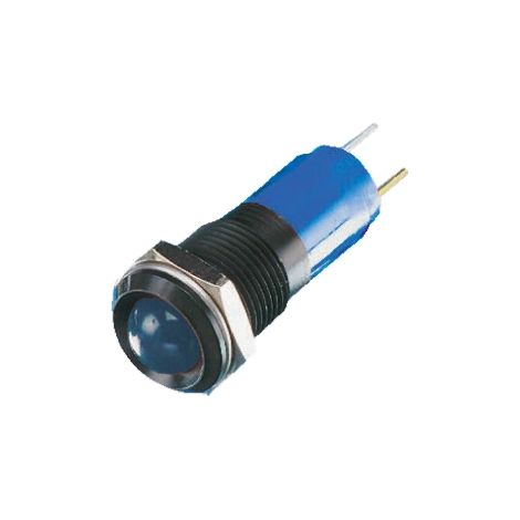 Voyant LED lumineux  Bleu RS PRO, dia. 14mm, IP67 ( Prix pour 1 )