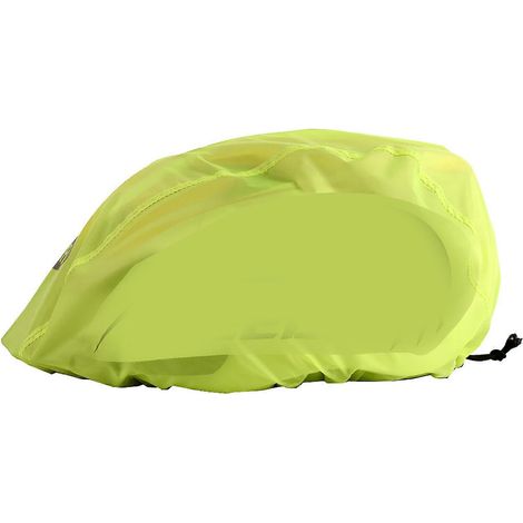 Housse de casque de vélo imperméable, housse de pluie réfléchissante, vert fluorescent (1/5)