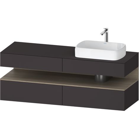 Duravit Collection One Meuble sous-vasque sur console, 2 tiroirs,