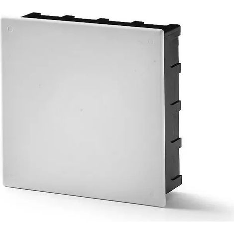 Caja Electricidad 200X200X60 Empotrar Famat Abs/Poliestireno Negro Con Garras 3204