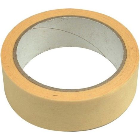Ruban Papier Autocollant - 25 mm x 50 m - Pour Travaux de Peinture - 1 Pièce