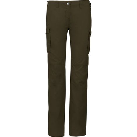 Pantalon léger multipoches FEMME KARIBAN Kaki 42