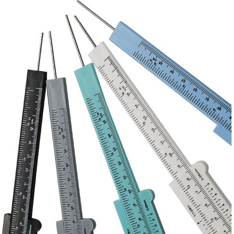 à coulisse de 150 mm lot de 5 outil de mesure précis pour (1/4)
