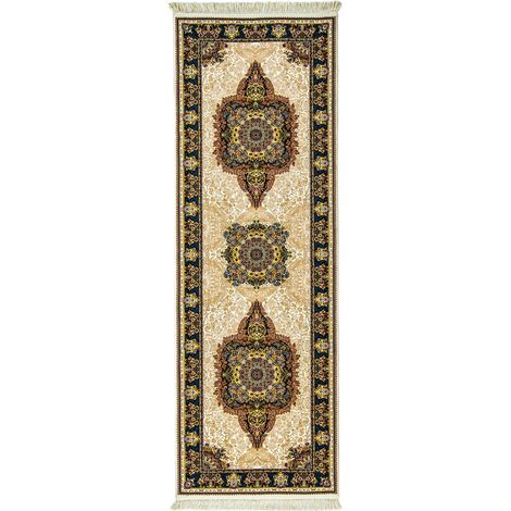 Tapis persan Zita - 300x100cm, Rectangular - 100% Acrylique - Tissé - Beige (1/5)