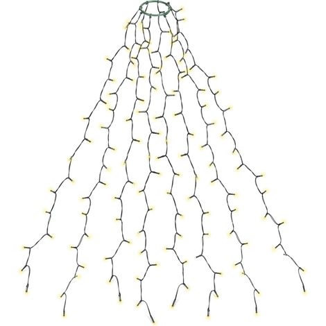 280 luci a LED per albero di Natale, decorazione per albero a LED impermeabile per esterni da 2 m x 8 m (per alberi da 1,5-2,8 m) per casa, feste, Natale, serate, matrimoni e decorazioni da giardino