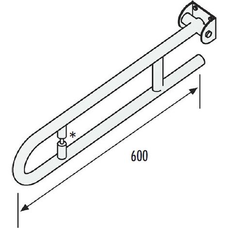 SCELTO DA DESIVERO Dsv06807 barra ribaltabile acciaio rivest. nylon codice prod: DSV06807