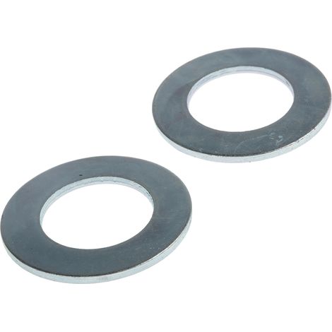Rondelle plate, M20 (Form B), Acier, 21mm x 37mm, Galvanisé brillant ( Prix pour Sachet de 50 ) (1/2)