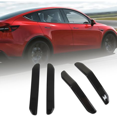 Türschutzleisten und Kratzschutzflicken für die Karosserie, kompatibel mit Tesla Model 3 2018-2023, schwarz (Referenz: M3-EX103BLACK) (1/5)