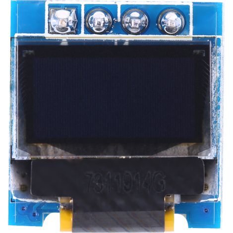 0,49 Zoll OLED-Displaymodul, Auflösung 12832, I2C/IIC-Schnittstelle (weißer Text) (1/5)