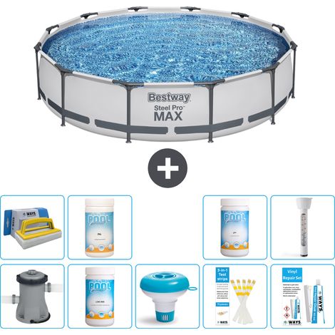 Bestway Bestway Steel Pro MAX Ronde - 366x76 cm - 10-pièces S43341 (1/5)